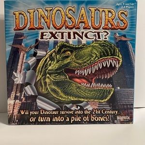 BRIARPATCH Dinosaurs Extinct?  Dinosaur Survival Board Game 2006